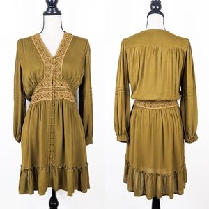 🦋LAST🦋 NWT Tulle & Batiste Maribelle Dress, Moss, Size XS